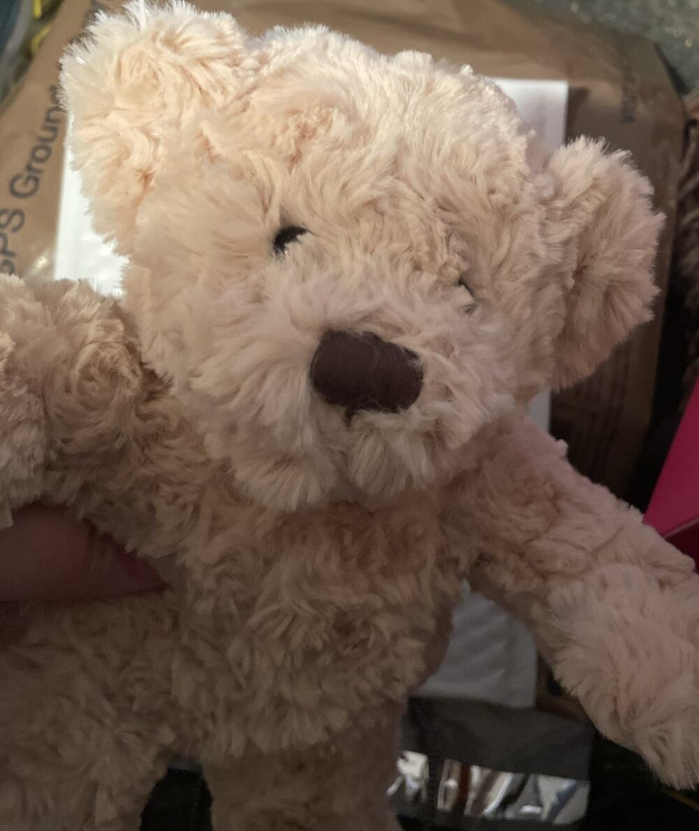 Vintage Bellagio Gold Bear Plush Gracie Jackson Collection 11"
